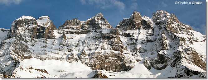 Face nord des Dents du Midi