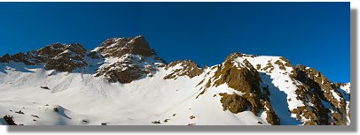 Mont de Grange face Nord, coté Chemine